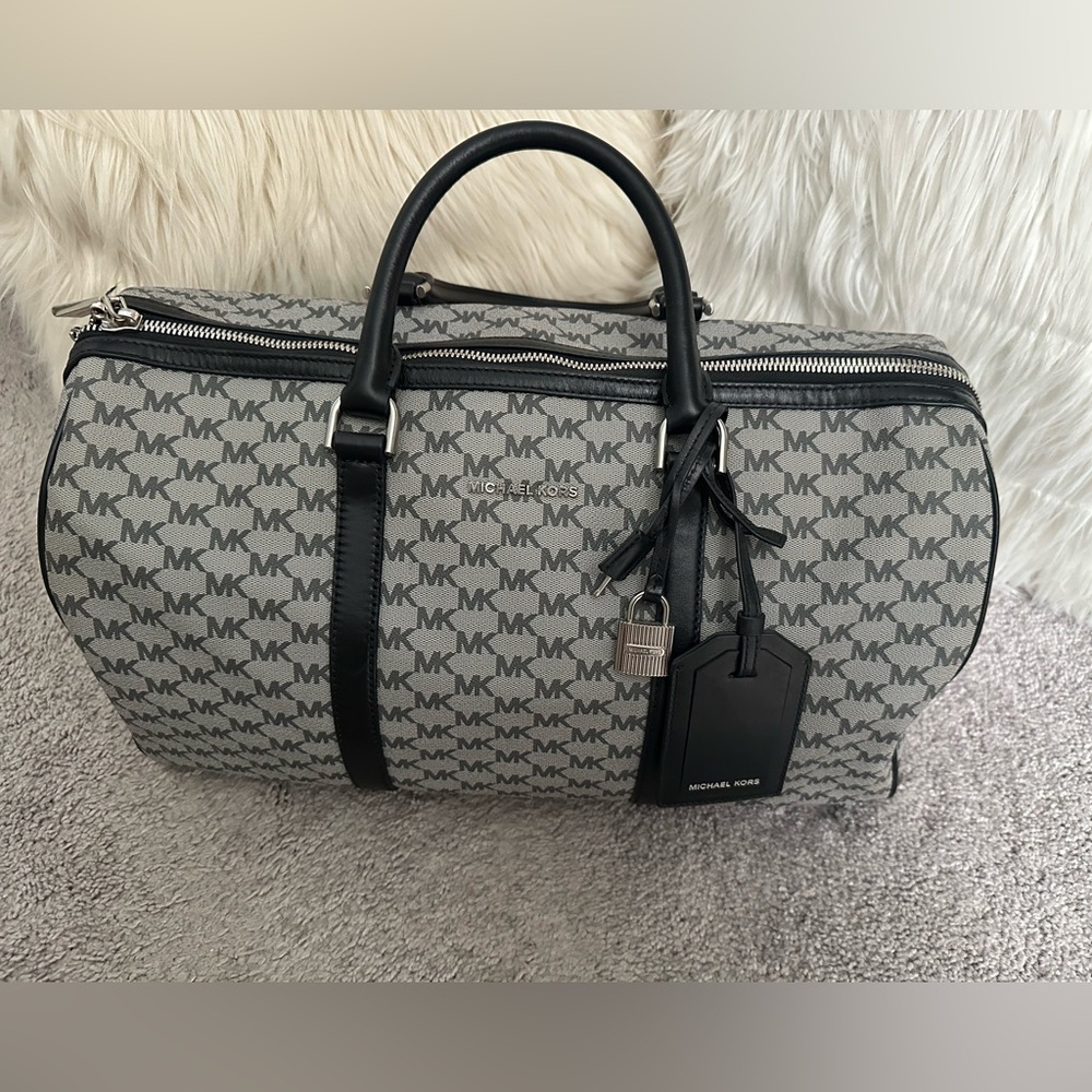 Michael Kors Logo Weekender Bag